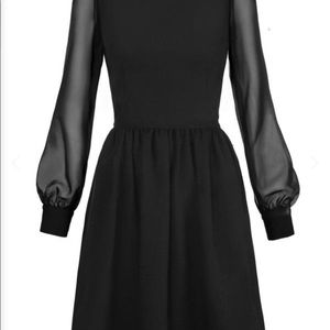 Black Deandri Nosferatu Dress 5XL